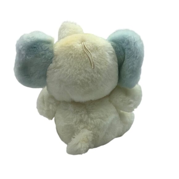 Vtg Eden Toys Plush Elephant Stuffed Animal 5.5" Made in Korea Rattle Inside - Picture 2 of 5